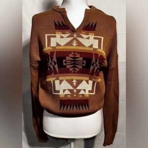 ✨Pendleton Women's Chief Joseph Southwest Sweater Brown Size XS✨